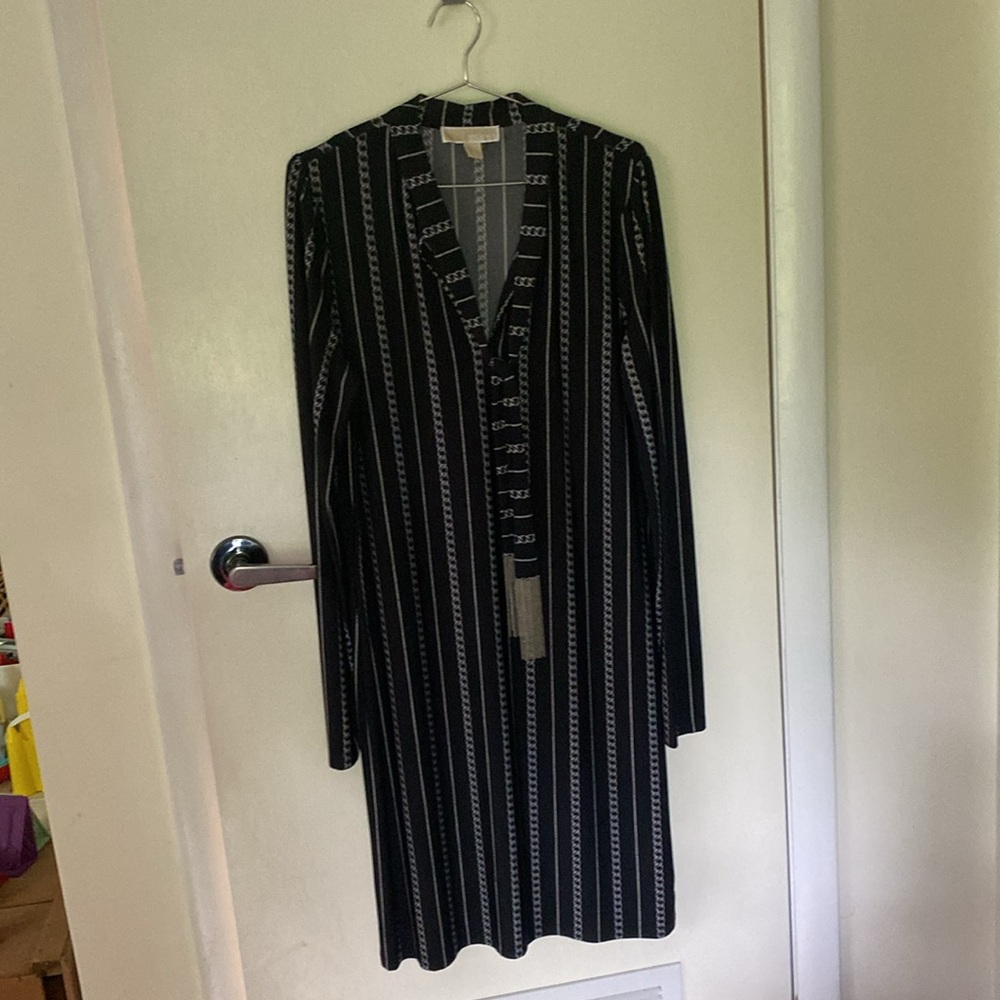 MichaelKors black chain print dress